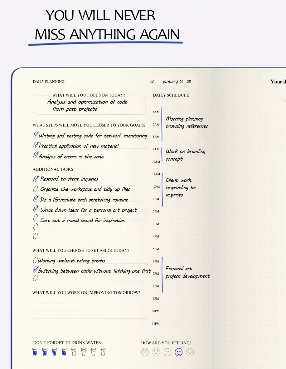 The Focus Planner – The Smart Monthly Planner for Big Goals, Less Stress, More Progress.